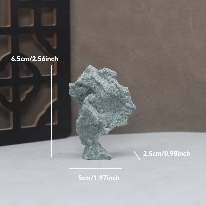 Sandstone Stone Miniature Mountain Fairy Garden Bonsai Rockery Lanscaping Ornaments Aquarium Decoration Accessories Home Decor