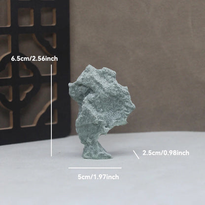 Sandstone Stone Miniature Mountain Fairy Garden Bonsai Rockery Lanscaping Ornaments Aquarium Decoration Accessories Home Decor