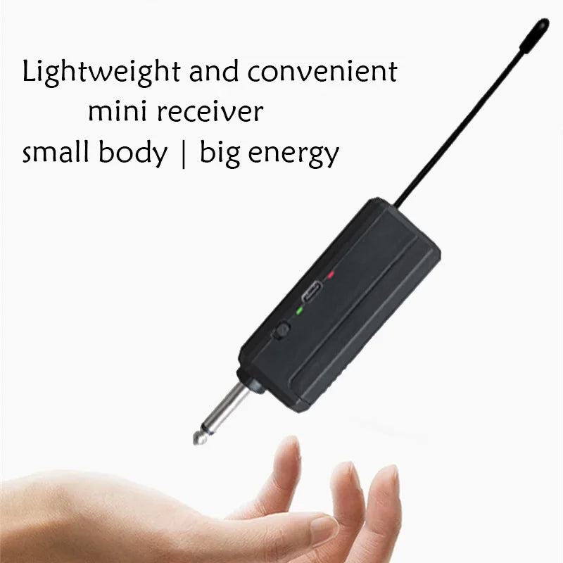 Wireless Lavalier Microphon Headset Mic with Transmitter Receiver LED Display Bodypack Transmitter for Teaching Live Performance
