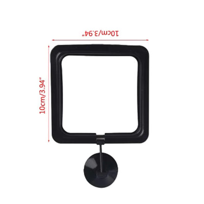 Fish Food Pellets With Square Floating Feeding Ring Set For Betta Goldfish Nutrient Color Enhancer Combo ZORILYNX Plus X2