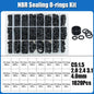 O Ring NBR Seal Washer Plumbing Gasket Thickness 1/1.5/2.0/2.4/3.1/4.0 Nitrile Butadiene Rubber Spacer Oil Resistance Oring Kit