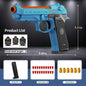 Automatic Continuous Firing SIG17 Shell Ejceting Toy Gun EVA Soft Bullets Airsoft Pistol for Outdoor Sports Shooting Gift