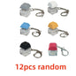6/12pcs Keyboard Keycap Clicker Fidget Toy Portable Keychain Adult Office Stress Relief Fun Fingertip Decompression Gadget