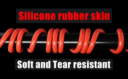 1~50m Heat-Resistant Silicone Wire AWG 30 26 24 22 20 18 16 14 12 10 8 Red Black Automotive Wiring Car Battery Copper Cable