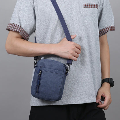 Lightweight Crossbody Bag Men Women Phone Water Resistant Nylon Commuter Travel Student Wallet Card Holder Mini Purse