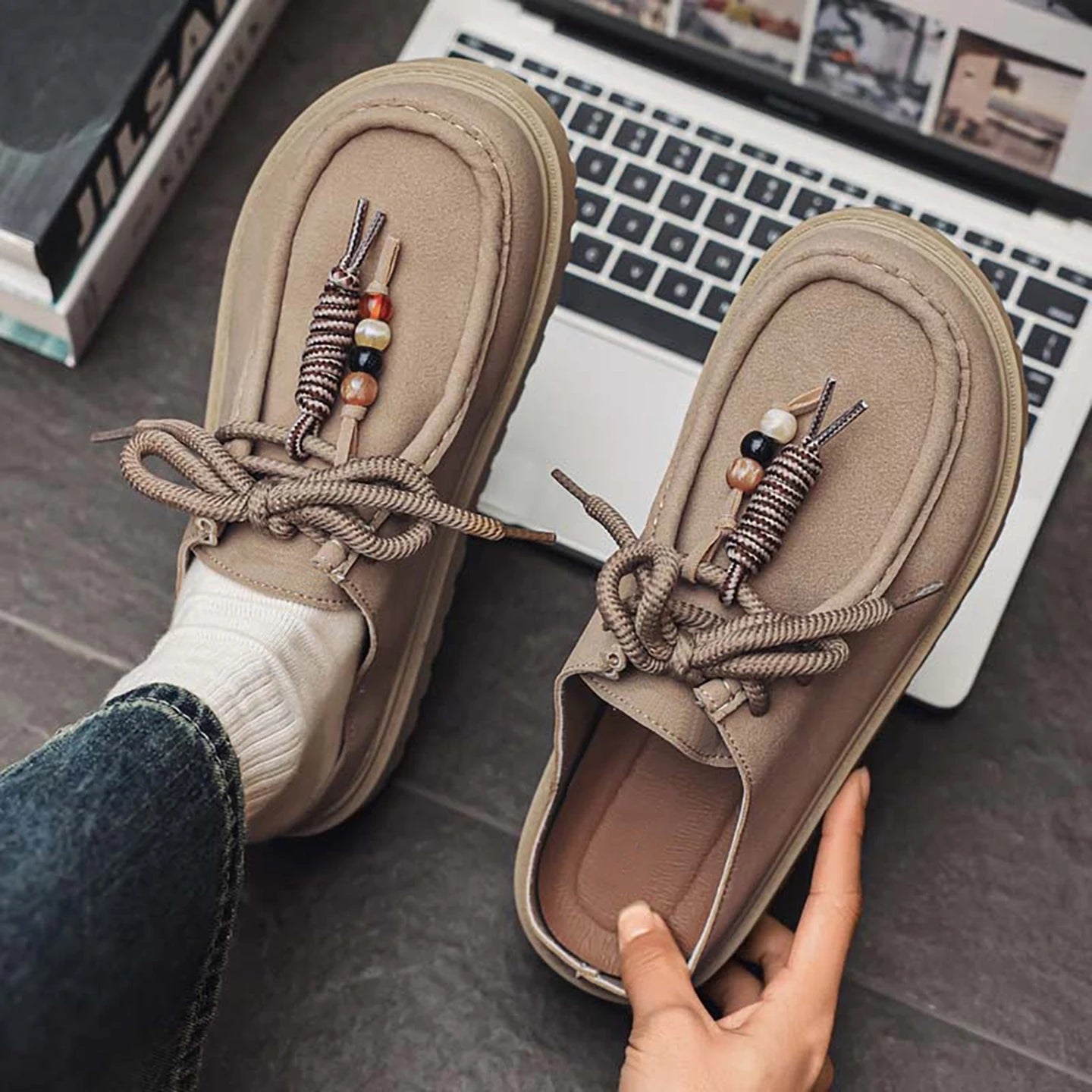 2026 New Summer Men Outdoor Closed Toe Slippers, Trendy Versatile Mules, Light Anti-slip Fashion Outdoor Slides