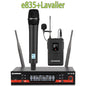 SENNESAI Ew100g3 Professional Dual Wireless Microphone Stage Performance 2 Channels 600-699MHz UHF Karaoke Metal Handheld