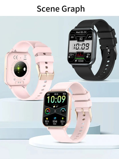 LIGE Women Smart Watch I68 Waterproof Bluetooth Call Watch for Women Smartwatch Ladies Sport Fitness Tracker Watches Men Watch