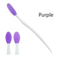 1PC/4PCS Wash Silicone Brush Beauty Skin Care Face With Replacement Head Exfoliating Nose Clean Blackhead Removal Brushes Tools