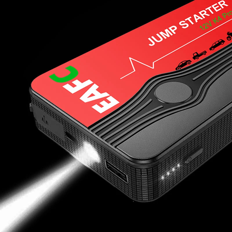 EAFC 12V Car Jump Start 600A-2000A Car Battery Starter Booster Auto Starting Device Emergency Start Portable Power Bank