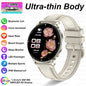 2026 New 7.6mm Ultra-Slim Smart Watch Women AMOLED HD Display LED Flashlight Always-On Time Display Fashion Ladies Smartwatches