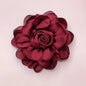 10cm Korean Fabric Rose Flower Brooches for Women Elegant Corsage Scarf Buckle Shirt Collar Pins Fashion Jewelry Wedding Brooch
