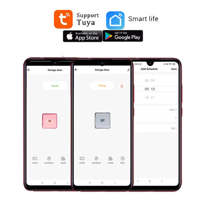 1 Channel Zigbee/WIFI Tuya Smart Relay 12V 24V 110V 220V Dry Contact NO/NC/COM Module Remote Switch for Light/Motor,Alexa Work