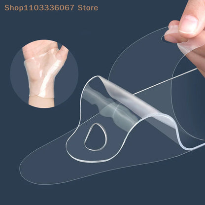 【HL】1Pc Transparent Wristband Soft Silicone Wrist Bands for Men Women Hand Wrist Protection Brace Pad Wristband Sports