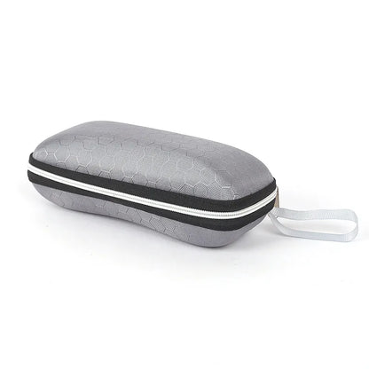 Portable Glasses Case For Women Men Sunglasses Box With Lanyard Zipper Eyeglass Case Cover Protector