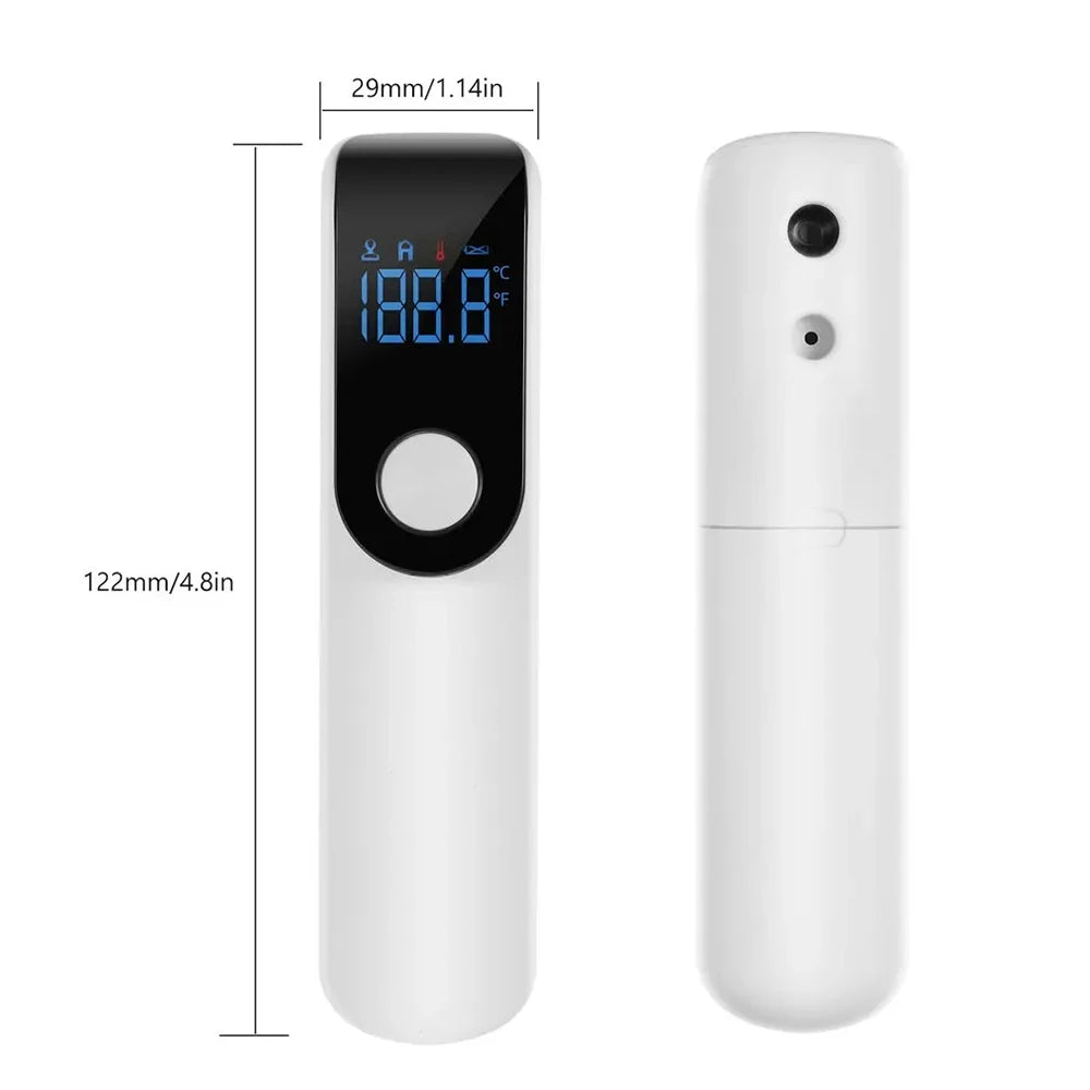 Medical Temperature Infrared Thermometer Forehead Digital Non-contact Thermomete or Finger Blood oxygen saturation Oximeter LED