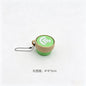 3D Printed Cappuccino Coffee Cup Keyrings Creative Clicker Button Dessert Keychains Office Stress Relief Keyboard Fidgets Gifts