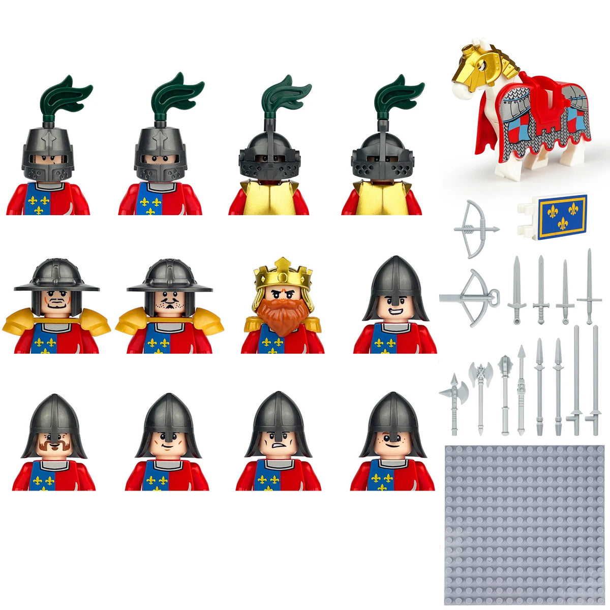 City character building block figure set, little block people, block accessories, engineer, doctor, firefighter, kids' toy