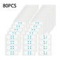 Wholesale 80pcs Invisible V Face Lifting Patches Facial Slimming Firming Stickers for Forehead Neck & Chin Beauty Health NALSYAO