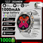 LIGE Nowy wojskowy do T-Rex 3 Ultra Smart Watch Bateria 1000 mAh Wodoodporny IP68 Kompas Latarka Sportowy monitor Smartwatch Mężczyźni
