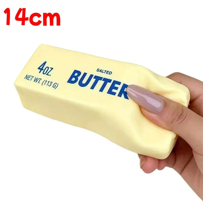 14/24cm Squishy Butter Stick Fidget Toy Sticky Butter Stick Slow Rebound Stress Ball Adults Squeeze Toy Anti-stress Sensory Toy