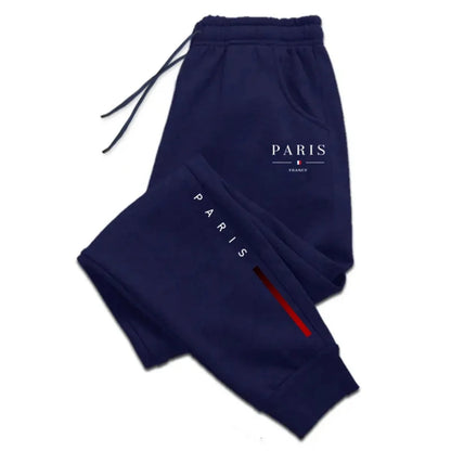 2026 New Arrival Paris Printed Sweatpants for Men High Grade Male Home Outdoor Casual Sports Jogger Pants Urban Fashion Trousers