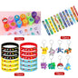 Birthday Party Favor Supplies Pik chu Braclet Keychain Stamp Mask Set for Birthday Party Bag Classroom School Reward Prize Gift