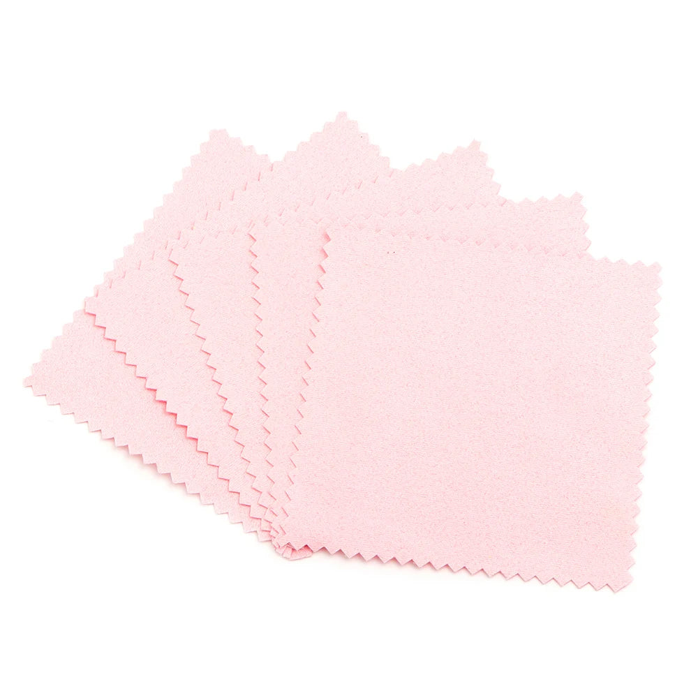20/50pcs Polish Polishing Cloth Silver Color Cleaning Polishing Cloth Soft Clean Wipe Wiping Cloth For Silver Gold Jewelry Tool
