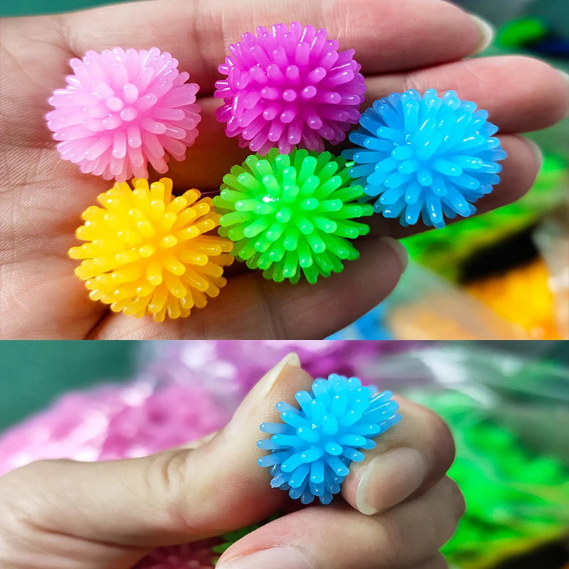TPR Bayberry Ball Hedgehog Multi color Mini Massage Ball Foot Massage Ball Airout Yoga Stress Relief Soft Squeezing Plush Toy