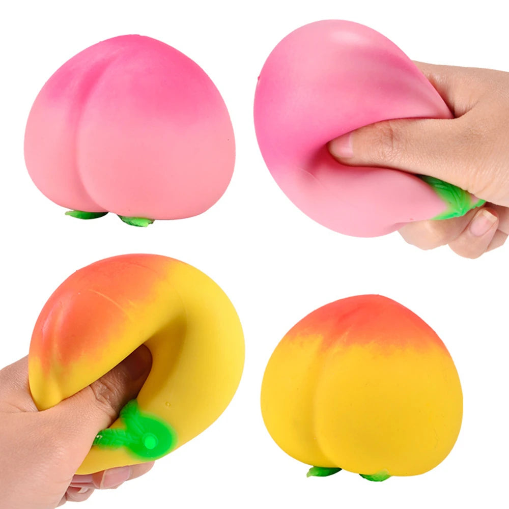 Soft Strawberry Fruit Squishy Toy – Slow Rising Stress Relief for Kids & Adults, Squeeze Anti-Anxiety Sensory Fidget Toy