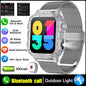 2026 Military Outdoor Smart Watch Men's GPS Flashlight Bluetooth Call 2.01" AMOLED Screen 3ATM Waterproof Sports Smartwatch Hw12