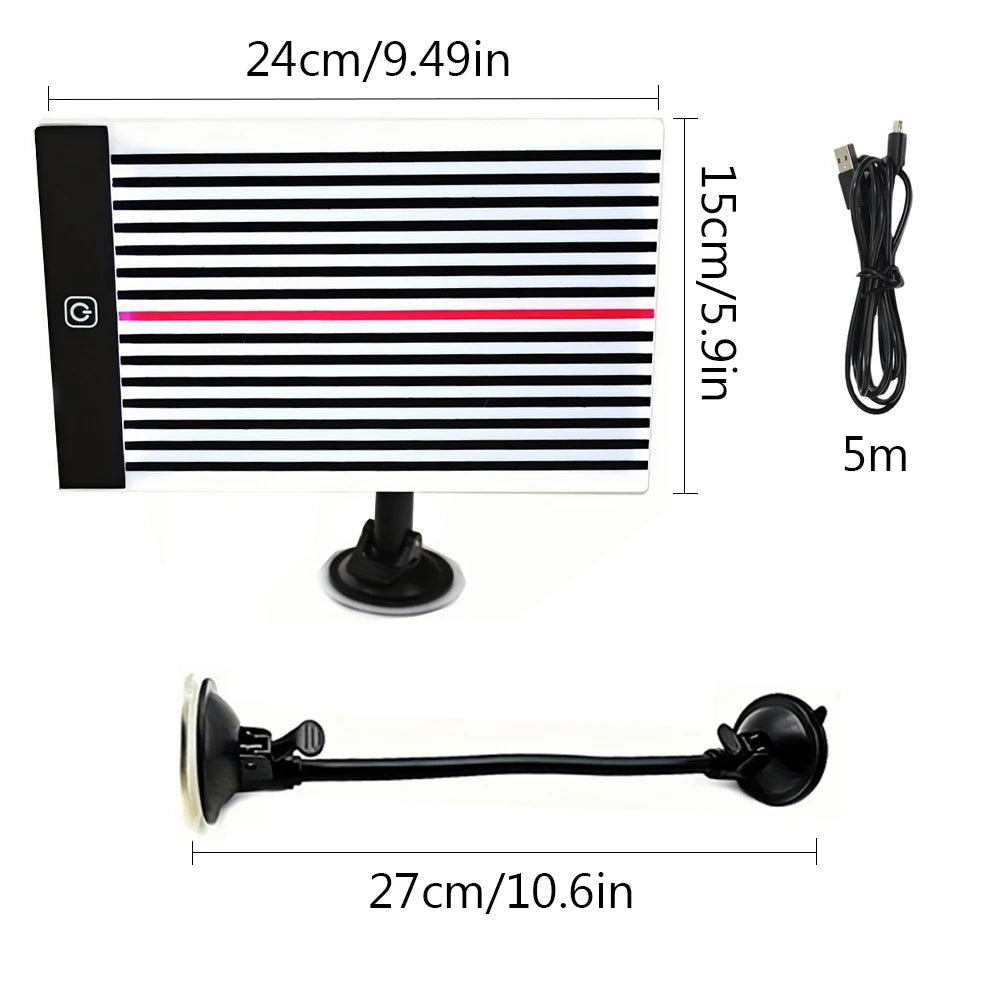 Dent Reflector LED Lamp Line Board Light Car Body Dent Detector Paintless Dent Removal Checker Line Board Light Dent Repair Tool