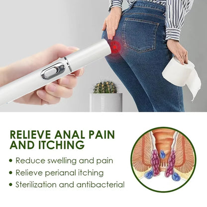 Hemorrhoid Medical Laser Pen Repair Anal Soft Tissue Stop Bleeding Effective Anti Swelling Pain Relief Laser Pointer Health Care