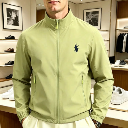 2026new high-end brand men's women's long sleeve zipper jacket autumn fashion exquisite Embroidery waterproof wear-resistant top