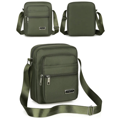 Waterproof Men Crossbody Bags Male Nylon Shoulder Bags Boy Messenger Bag Man Handbags For Travel Casual Large Satchel Grey Bags