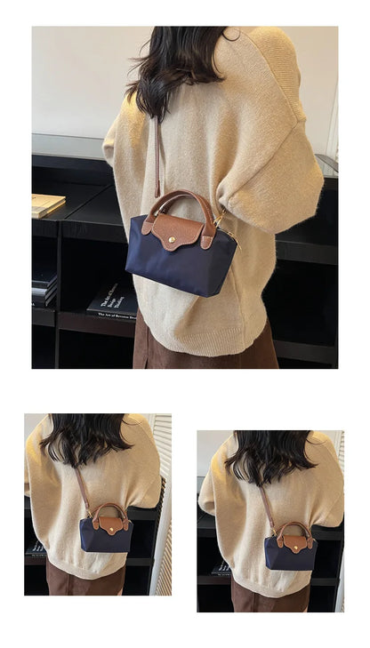 Retro Casual Fashion Ladies Shoulder Bag Stylish Trendy Crossbody Bag Quality Small Square Bag Urban Minimalist Style Polyest...