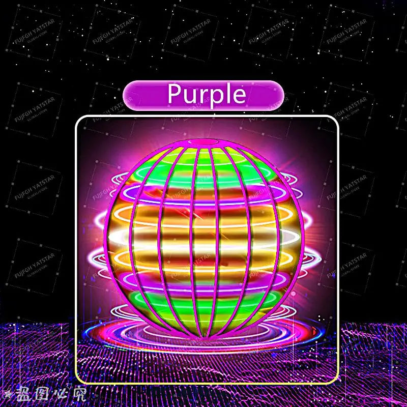 2026 Hand Controlled Flying Ball Boomerang Hover Ball Flying Spinner Toy with Magic LED Lights Fidget Toys