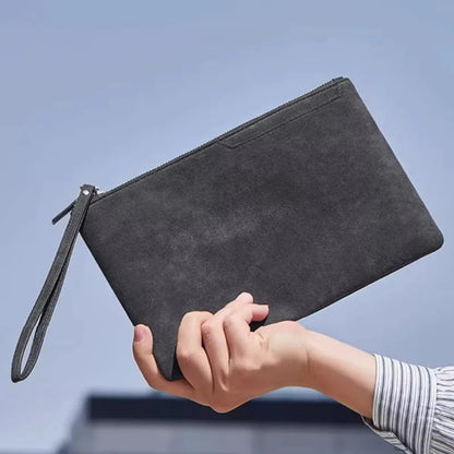 Men's Business Clutch Bag PU Leather Wallet Handheld Busin Casual Phone Bag Soft Surface Ort Wallet Casual Handbag Coin Purse ﻿