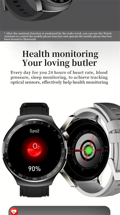 Watch 5 Pro for for Men Smart Watch Bluetooth Call Sports Fitness Men's Wristwatch Heart Rate Monitor Waterproof Smartwatch Hw12