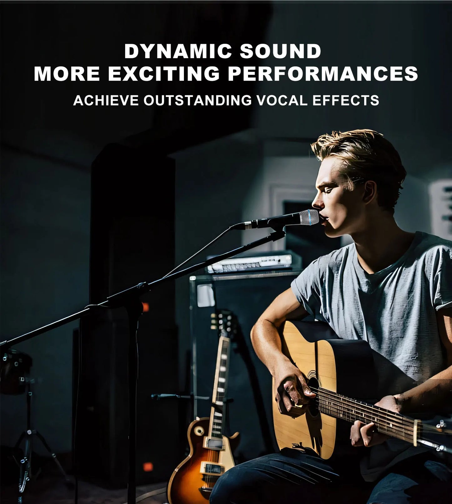 BT87 Wired Dynamic Microphone, Special Pickup Microphone For Musical Instruments, Vocal Recording Microphone