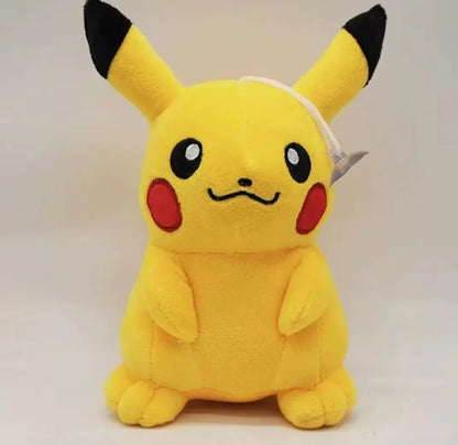 20CM Pikachu Plush Doll Pokemon Plush Toy Cute Cartoon Animal Peluche Gift for Kids