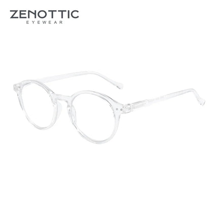 ZENOTTIC 2026 Retro Reading Glasses Anti Blue Light Blocking Readers Fashion Lightweight Eyeglasses Women Men Diopter 0 to 4.0