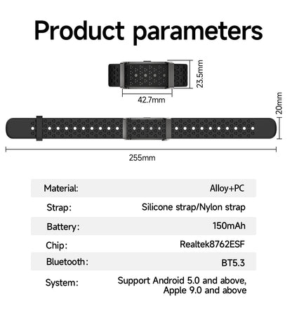 Dodobit Ai Non-screen Smart Bracelet with Heart Rate Blood Pressure Fitness Tracker Sport Reloj Inteligente 2026