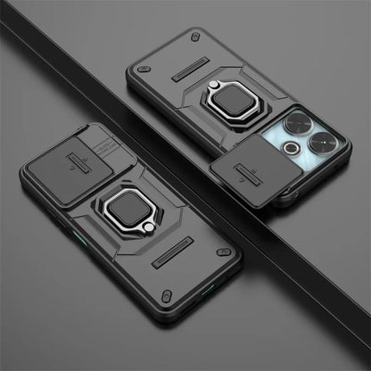 Armor Shockproof Case For Xiaomi Redmi 13 4G Redmi 13C 5G Protective Cover Ring Magnetic Holder Coque Fundas Capa