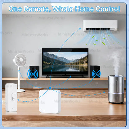 Tuya WiFi IR Remote Control with Zigbee Hub for Smart Home Remote Control Via APP SmartLife Work with Alexa Google Home