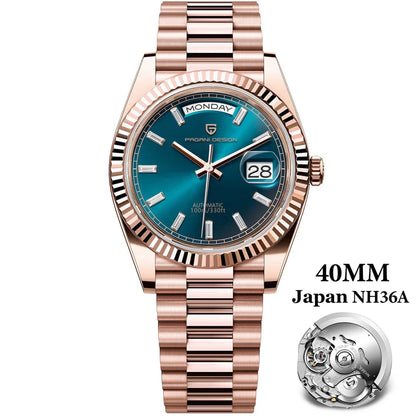PAGANI DESIGN 2026 New DD40 NH36A Men's Watches Luxury Automatic Mechanical Watch For Men AR Sapphire Glass Date Wrist watch Men