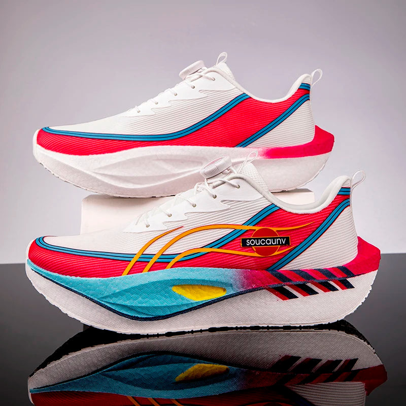 Running Shoes Professional Fitness Carbon Board Men's Sports Marathon Lightweight Women's Comfortable Non Slip Sports Shoes