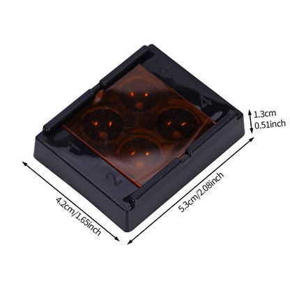1pc Dental resin shading box, mixed composite cover protective cover, veneer storage box, denture patch sorting tool