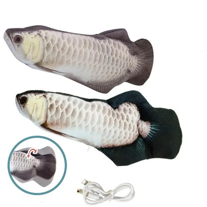Fashion USB Charger Fish Interactive Electric Floppy Fish Cat Toy  Pet Cats Chew Bite Toys Pet Supplies Cats Dog Cat Toys Fish