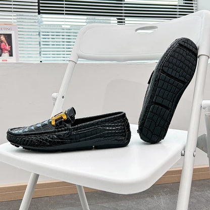 Men Loafers Shoes High Quality Party Shoes Fashion Men Non Slip Casual PU Leather Man Flat Classic Comfy Slip on Men Loafers